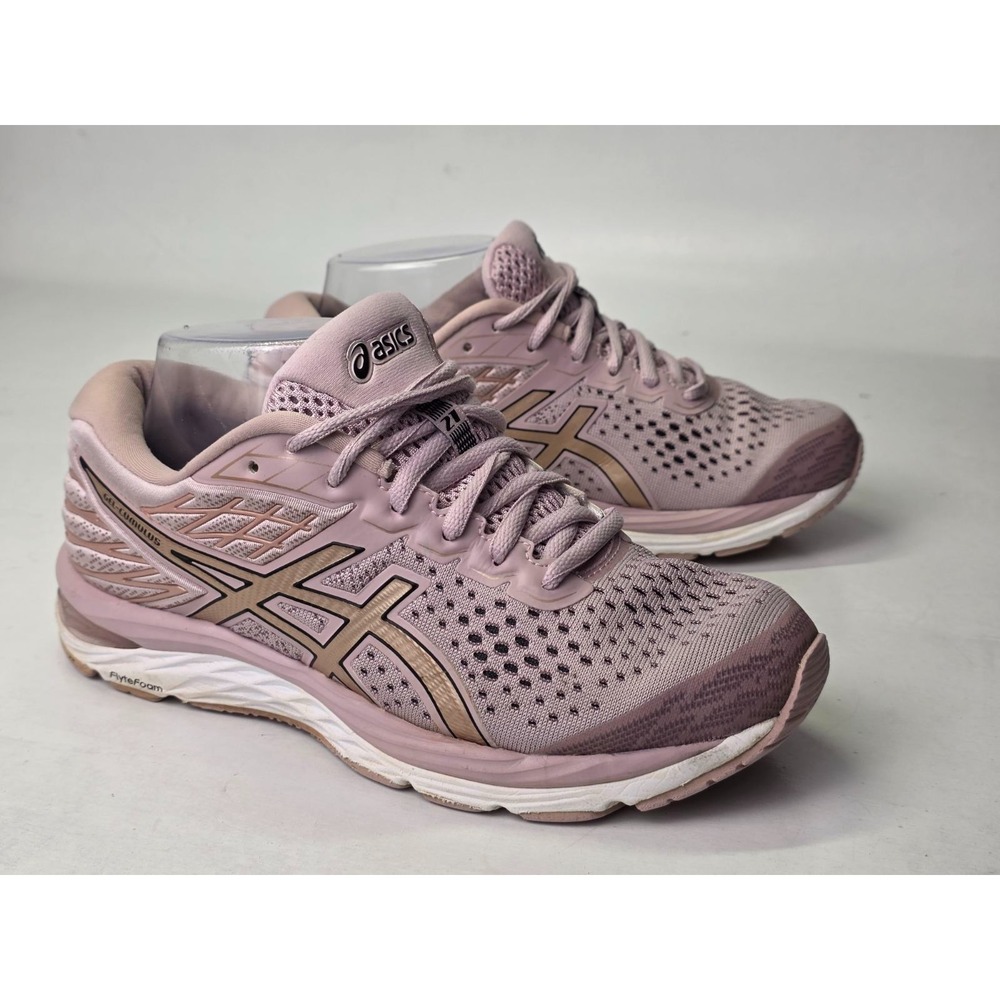 ASICS GEL-CUMULUS 21 Women's Sneakers Size 7 Pink‎ White Running Walking Shoes